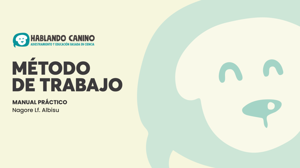 manual método trabajo hablando canino